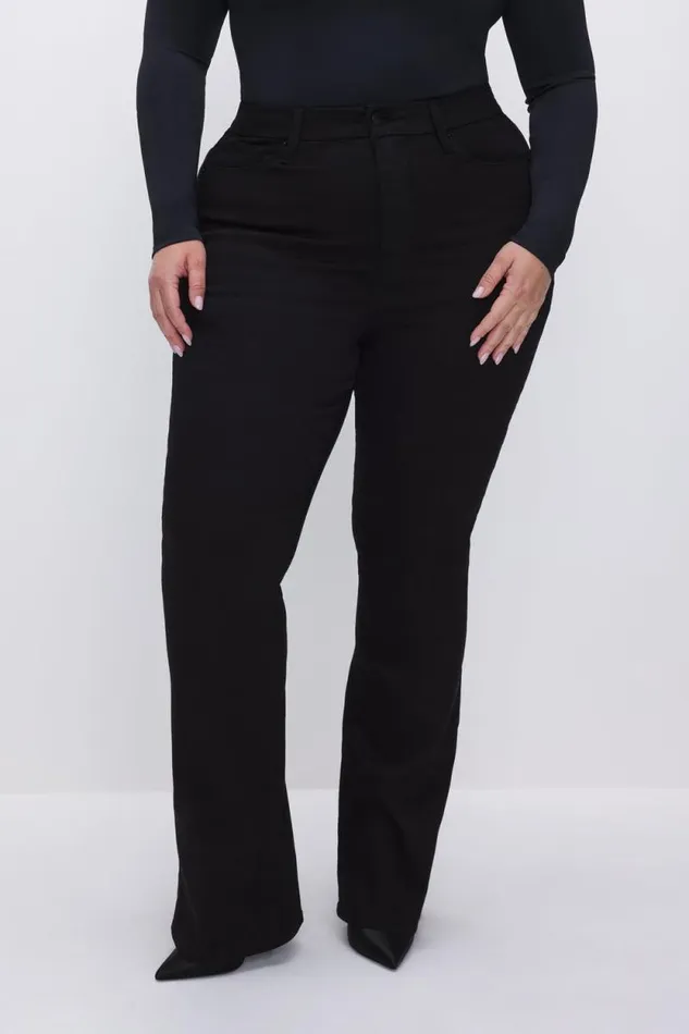 Women GOOD AMERICAN Jeans GOOD CLASSIC BOOTCUTJEANS Black001