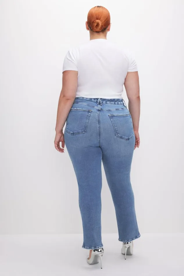 Women GOOD AMERICAN Jeans GOOD CURVE STRAIGHTJEANS Indigo628