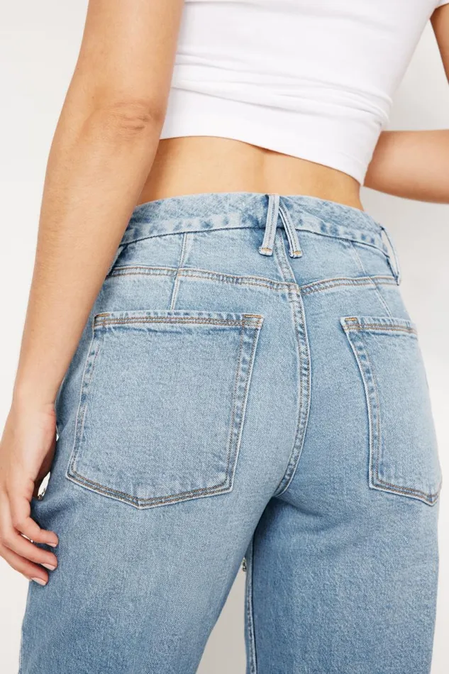 Women GOOD AMERICAN Jeans GOOD ICON STRAIGHT DIAMONDJEANS Indigo357