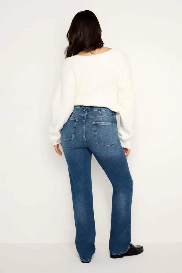 Women GOOD AMERICAN Jeans GOOD ICON STRAIGHTJEANS Indigo605