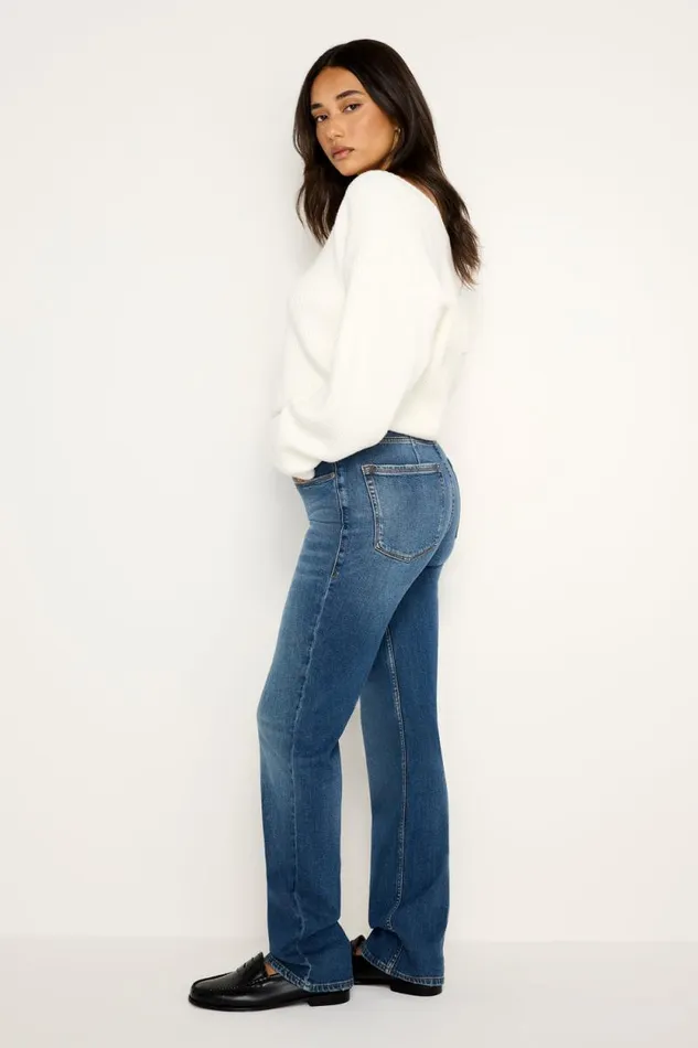 Women GOOD AMERICAN Jeans GOOD ICON STRAIGHTJEANS Indigo605