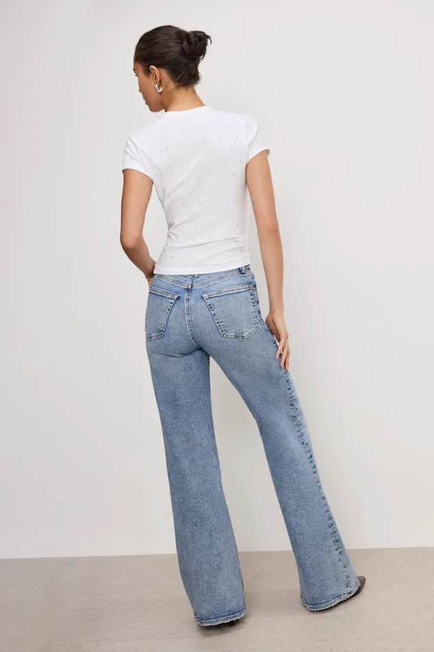 Women GOOD AMERICAN Jeans GOOD WAIST PALAZZOJEANS Indigo746