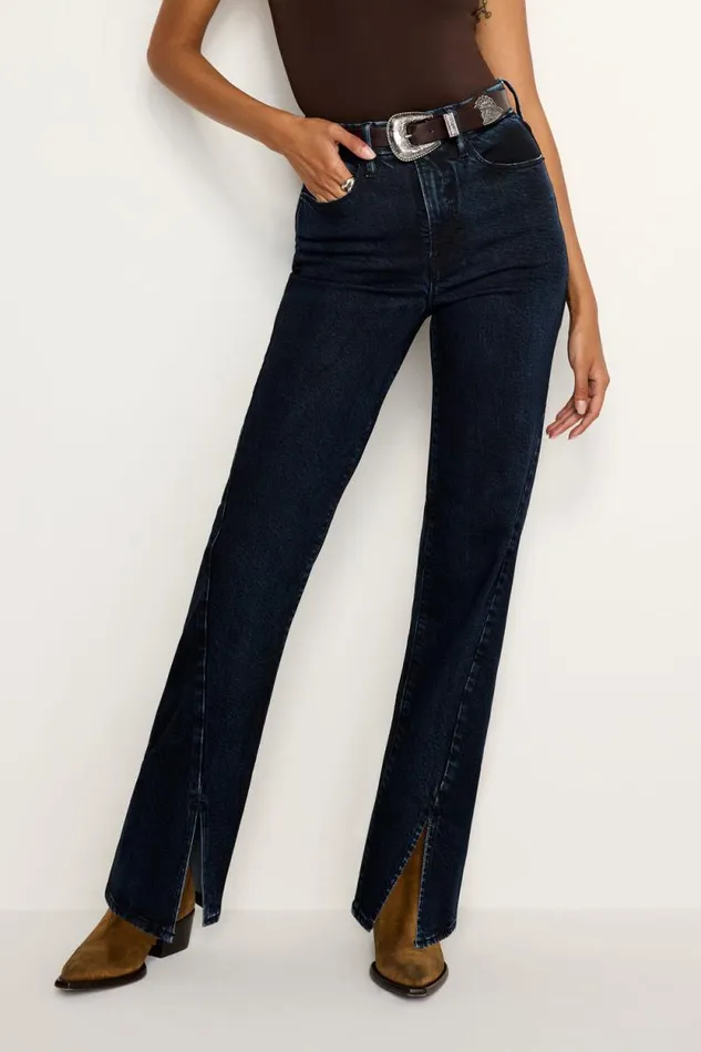 Women GOOD AMERICAN Jeans SOFTTECH GOOD BOY STRAIGHTJEANS Indigo544