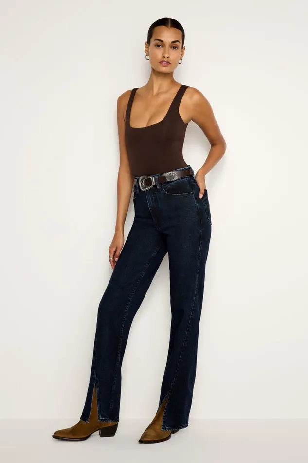 Women GOOD AMERICAN Jeans SOFTTECH GOOD BOY STRAIGHTJEANS Indigo544