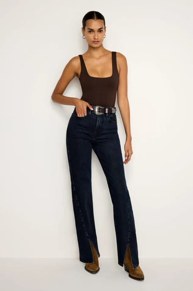 Women GOOD AMERICAN Jeans SOFTTECH GOOD BOY STRAIGHTJEANS Indigo544
