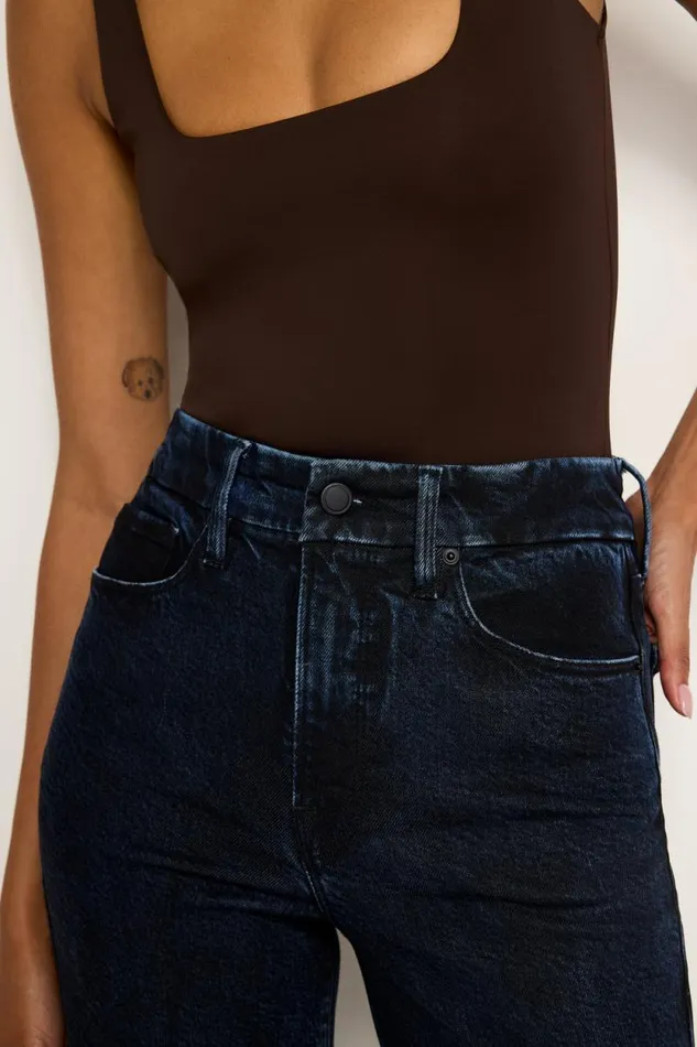 Women GOOD AMERICAN Jeans SOFTTECH GOOD BOY STRAIGHTJEANS Indigo544