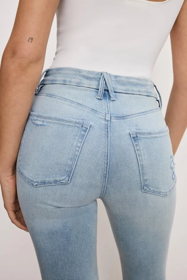 Women GOOD AMERICAN Jeans SOFTTECH GOOD LEGS CROP MINI BOOTJEANS Indigo743 Women GOOD AMERICAN Jeans SOFTTECH GOOD LEGS CROP MINI BOOTJEANS Indigo743