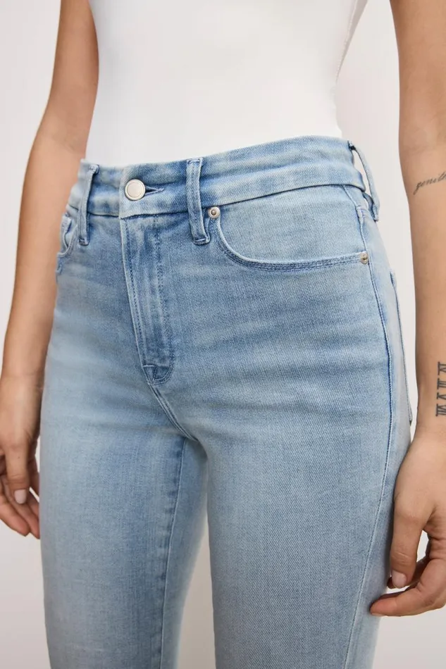 Women GOOD AMERICAN Jeans SOFTTECH GOOD LEGS CROP MINI BOOTJEANS Indigo743 Women GOOD AMERICAN Jeans SOFTTECH GOOD LEGS CROP MINI BOOTJEANS Indigo743