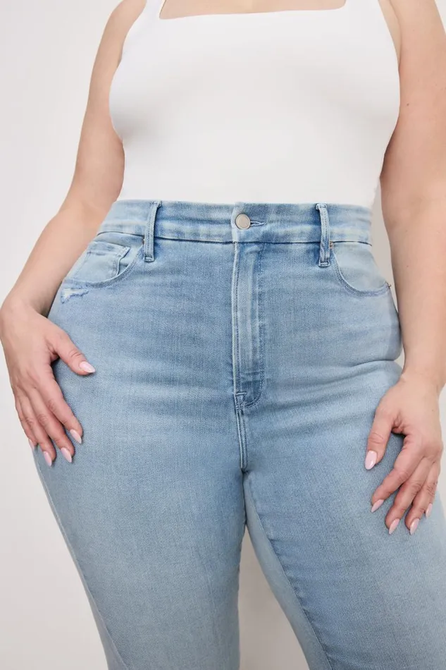 Women GOOD AMERICAN Jeans SOFTTECH GOOD LEGS CROP MINI BOOTJEANS Indigo743 Women GOOD AMERICAN Jeans SOFTTECH GOOD LEGS CROP MINI BOOTJEANS Indigo743