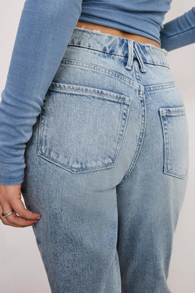 Women GOOD AMERICAN Jeans THE WEEKENDERJEANS Indigo750