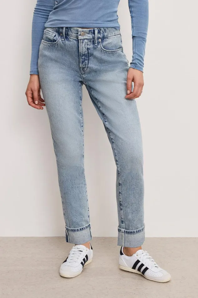 Women GOOD AMERICAN Jeans THE WEEKENDERJEANS Indigo750