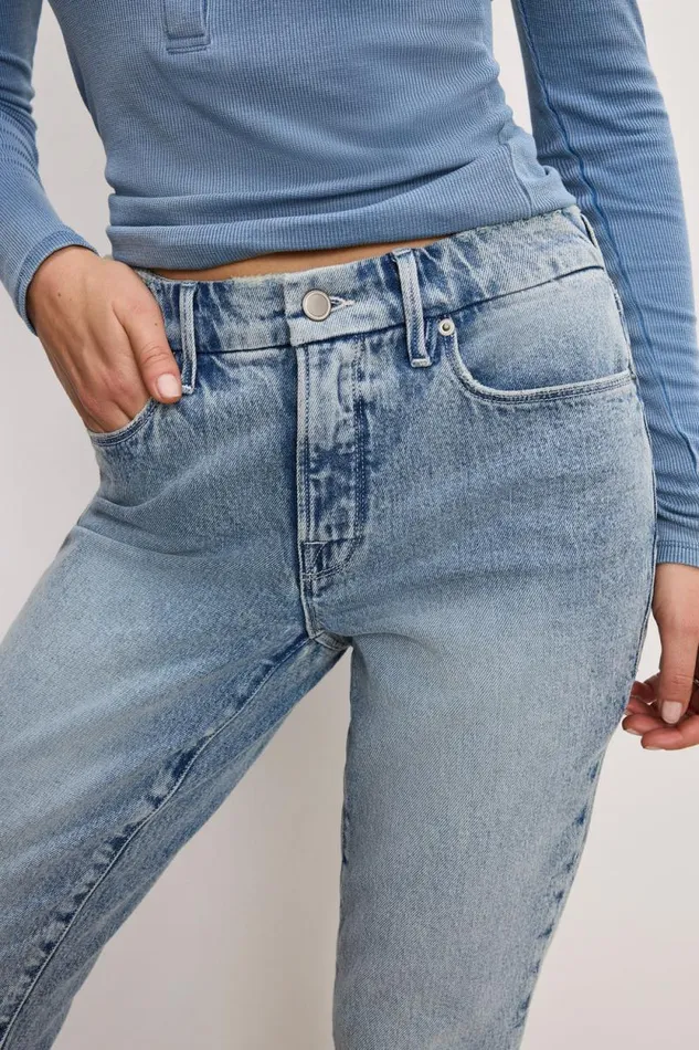 Women GOOD AMERICAN Jeans THE WEEKENDERJEANS Indigo750