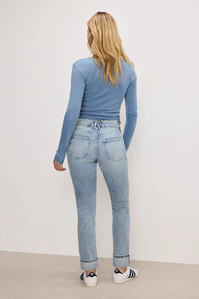 Women GOOD AMERICAN Jeans THE WEEKENDERJEANS Indigo750