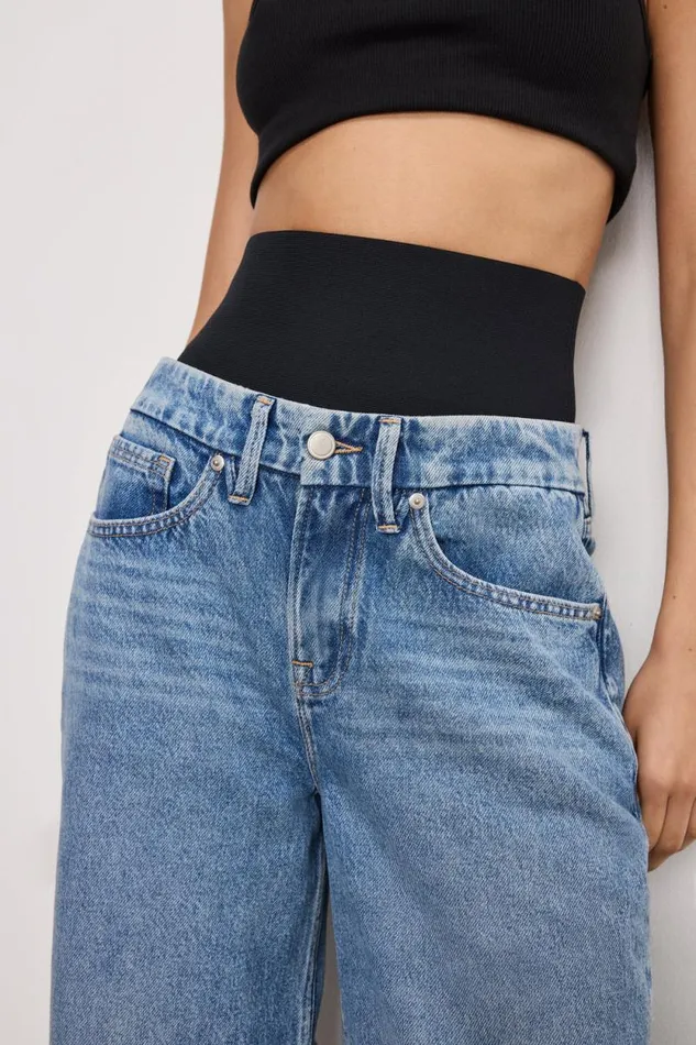Women GOOD AMERICAN Jeans WIDE LEG SOLUTIONJEANS Indigo739