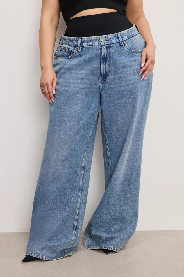 Women GOOD AMERICAN Jeans WIDE LEG SOLUTIONJEANS Indigo739