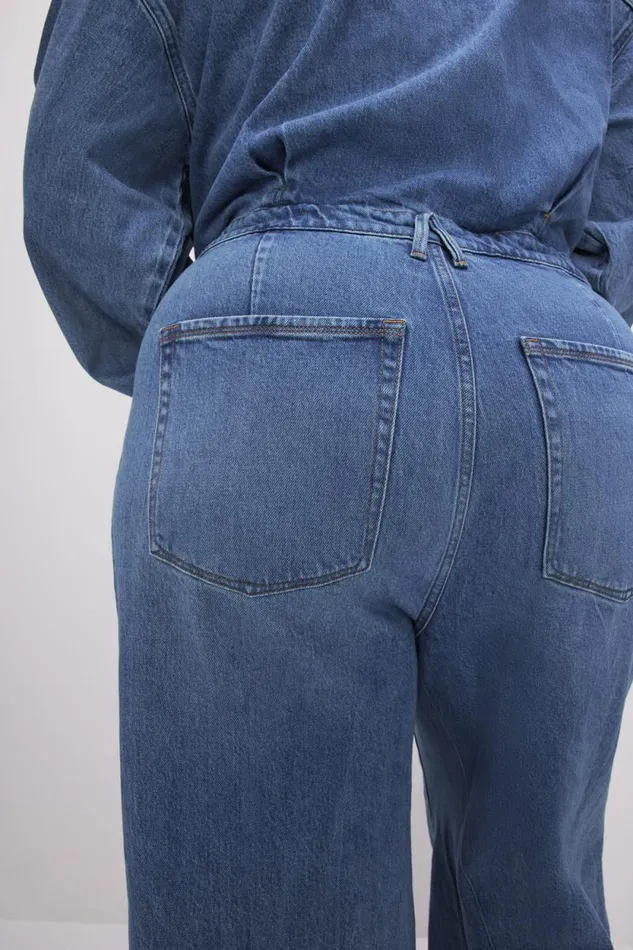 Women GOOD AMERICAN Jumpsuits OVERSIZED DENIMJUMPSUIT Indigo599