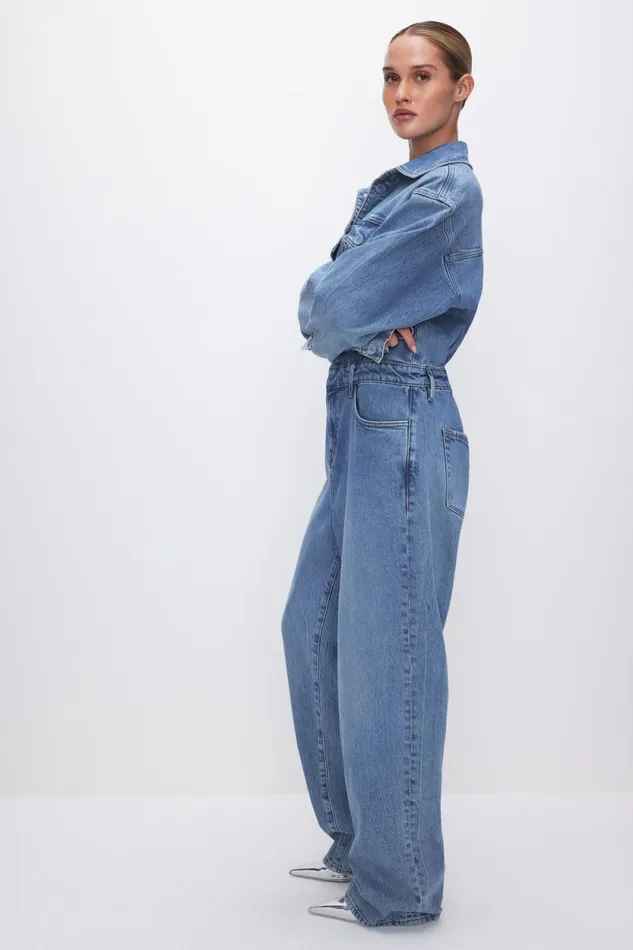 Women GOOD AMERICAN Jumpsuits OVERSIZED DENIMJUMPSUIT Indigo599
