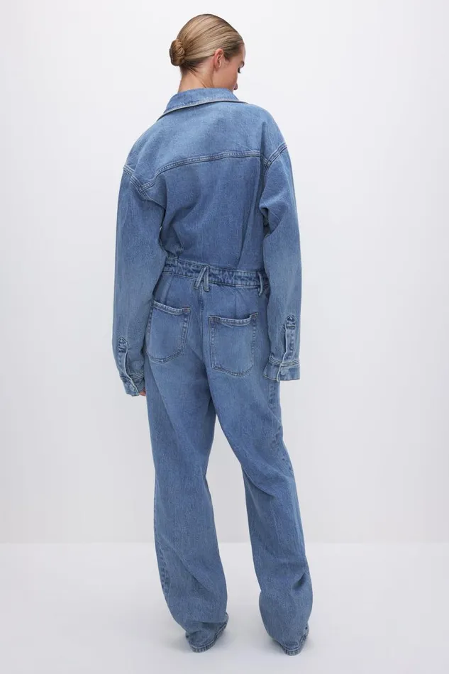 Women GOOD AMERICAN Jumpsuits OVERSIZED DENIMJUMPSUIT Indigo599