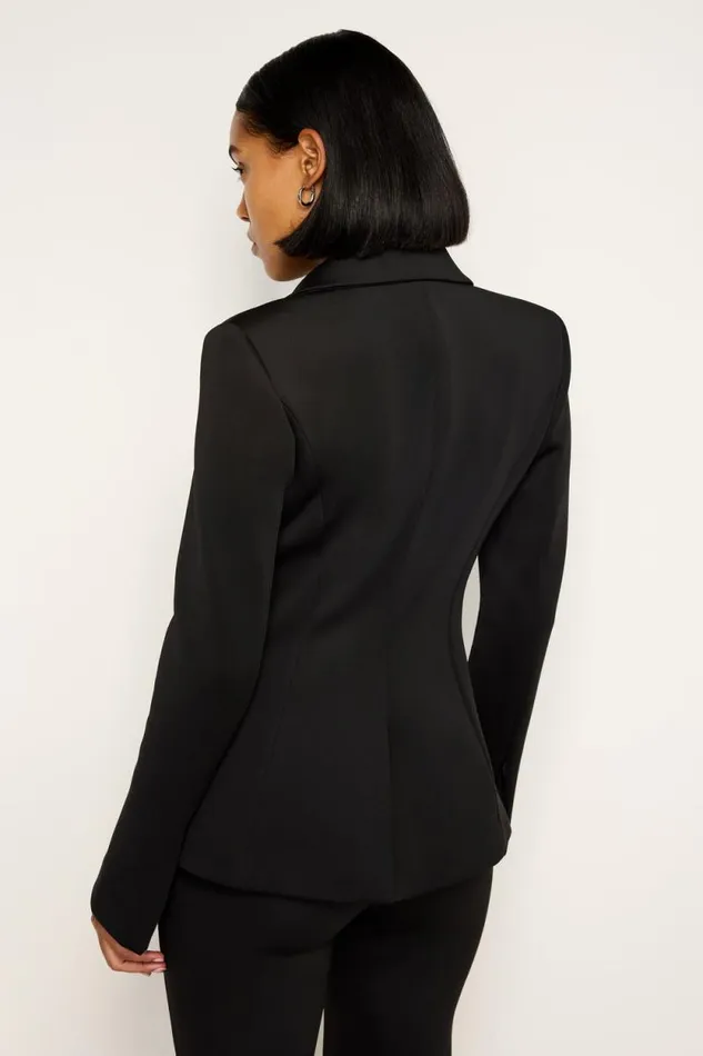 Women GOOD AMERICAN Outerwear CLASSIC SCULPTEDBLAZER Black001