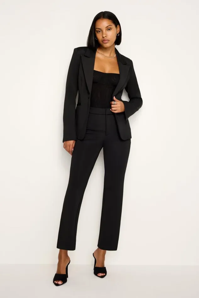 Women GOOD AMERICAN Outerwear CLASSIC SCULPTEDBLAZER Black001