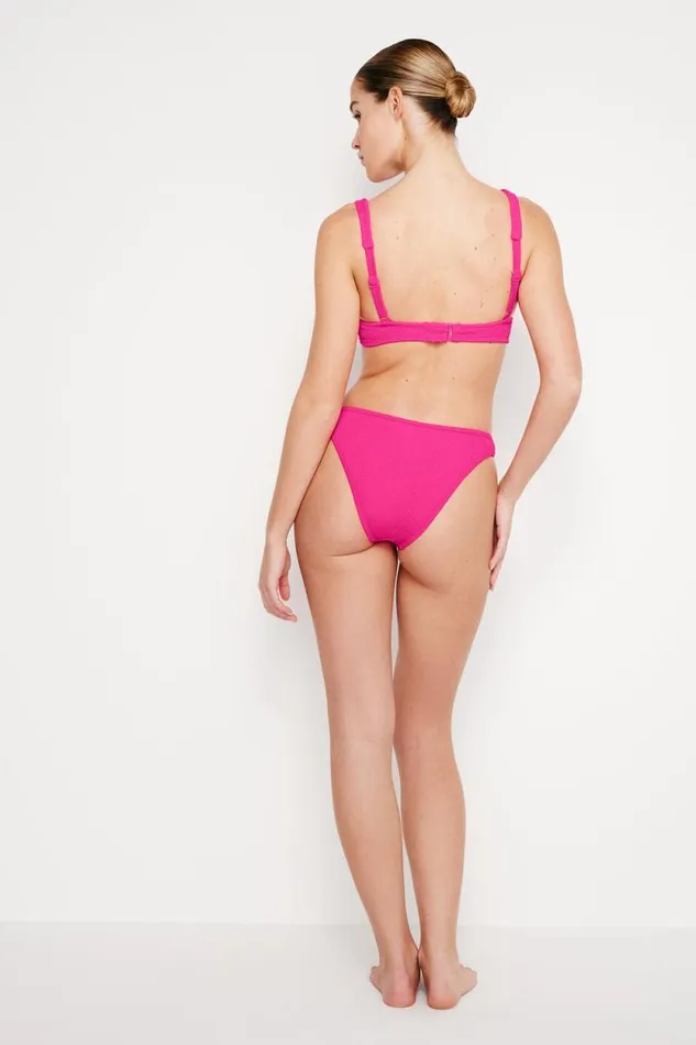Women GOOD AMERICAN Swim ALWAYS FITS CLASSIC BIKINIBOTTOM Pink Glow002