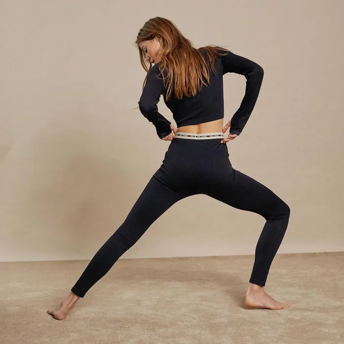 Women Gymwear Love Stories Nightflight Top Black