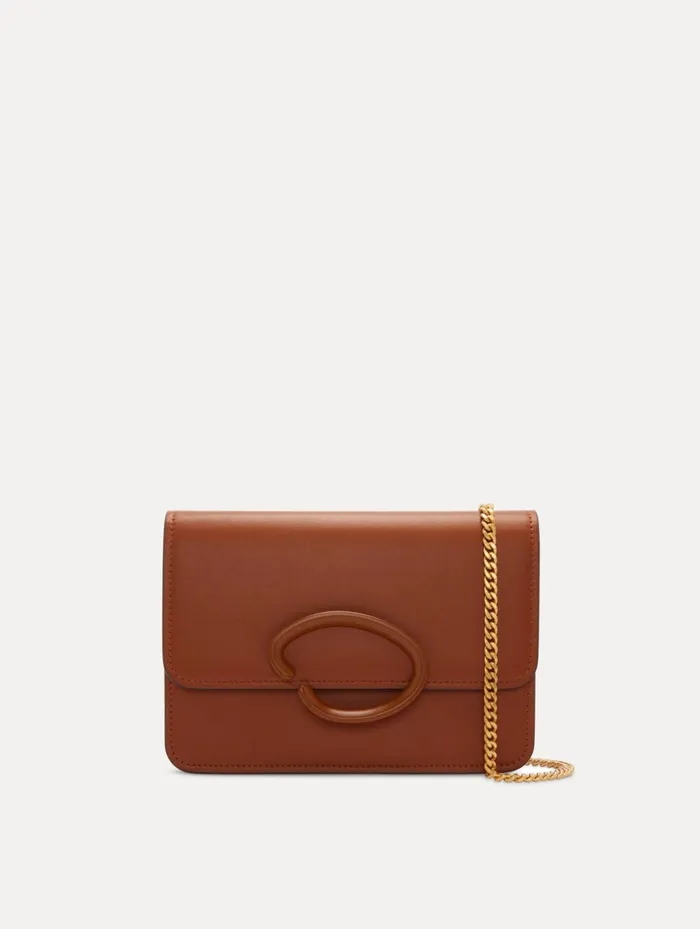 Women Handbags Oscar De La Renta O Pochette Cognac