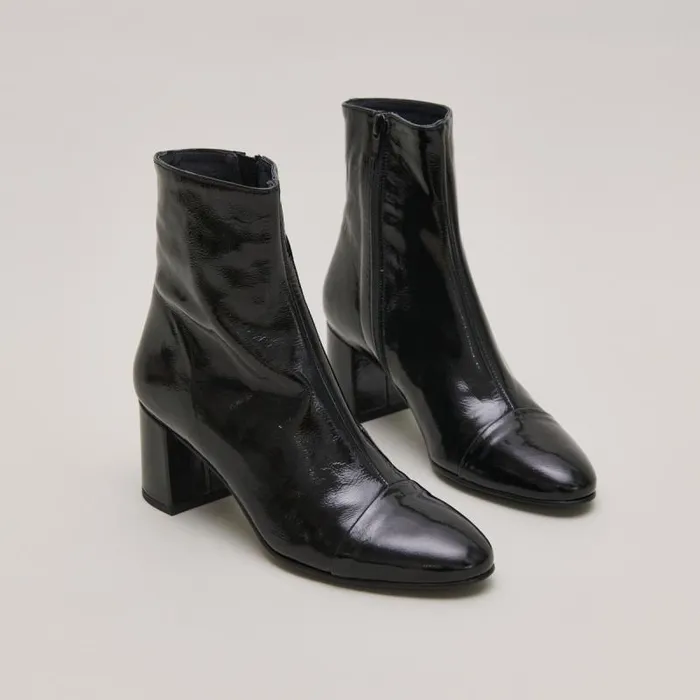 Women Heeled Boots Black JONAK Ankle Boots Lowboots