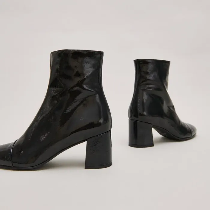 Women Heeled Boots Black JONAK Ankle Boots Lowboots