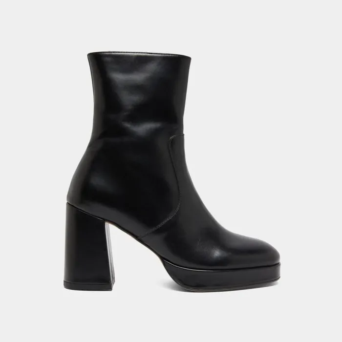 Women Heeled Lowboots With Square Toes Black JONAK Ankle Boots Lowboots Women Heeled Lowboots With Square Toes Black JONAK Ankle Boots Lowboots