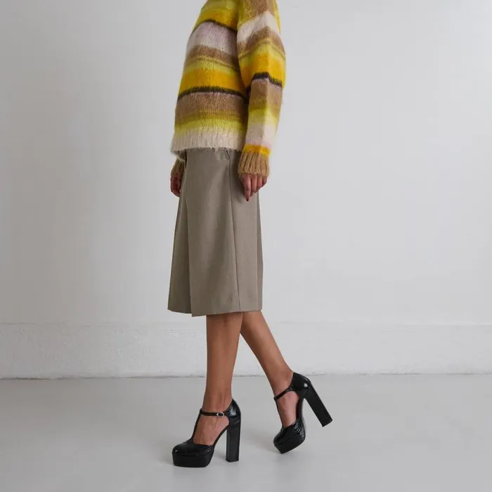 Women Heeled Tbar And Platforms Black JONAK 60 Years