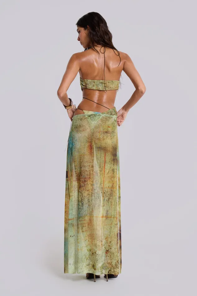 Women Jaded London Shop Cantha Asymmetric Cut Out Maxi Dress Dresses