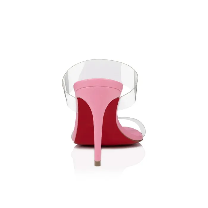 Women Just Nothing 85 Mm Mules 8211 Patent Leather And Recycled TPU 8211 Calipso Christian Louboutin Mules