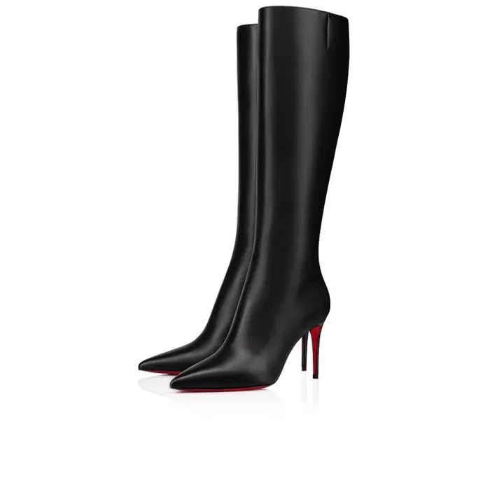Women Kate Botta 85 Mm Boots 8211 Calf Leather 8211 Black Christian Louboutin Boots