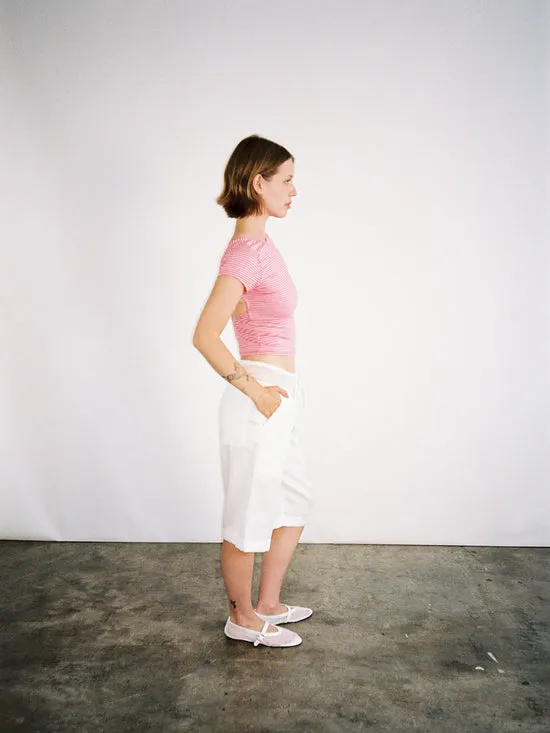 Women Lisa Says Gah Nolita Mesh Mary Jane White Shoes