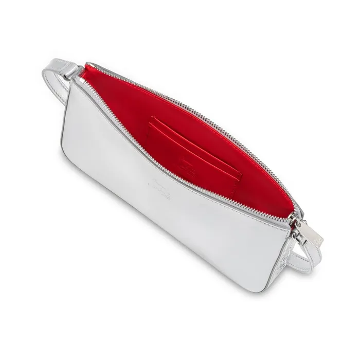 Women Loubila Pouch 8211 Iridescent Nappa Leather 8211 Silver Christian Louboutin Shoulder Bags