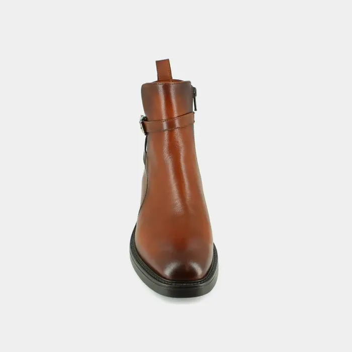Women Lowboots With Buckles Cognac JONAK Ankle Boots Lowboots
