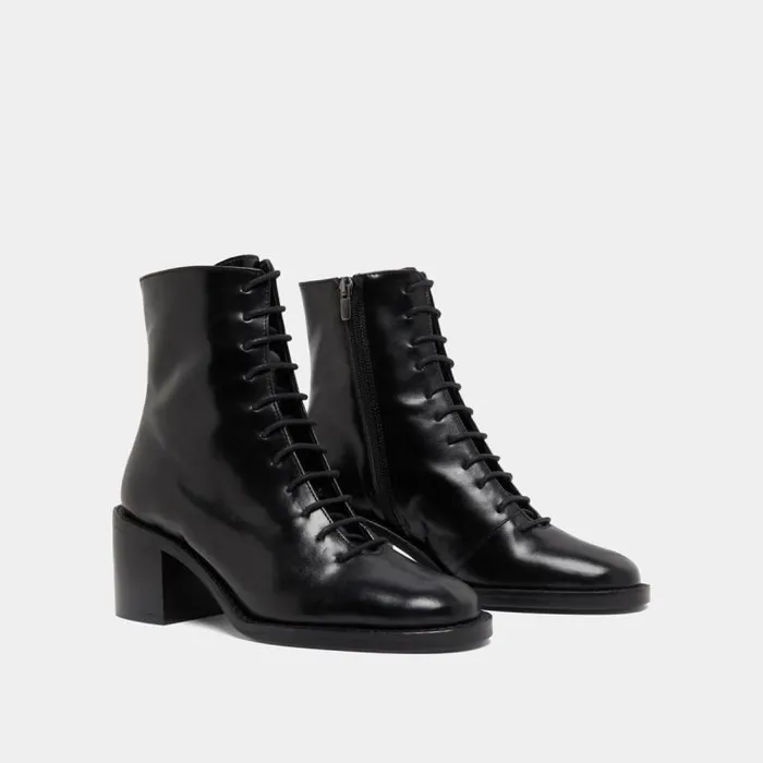 Women Lowboots With Laces Black JONAK Ankle Boots Lowboots