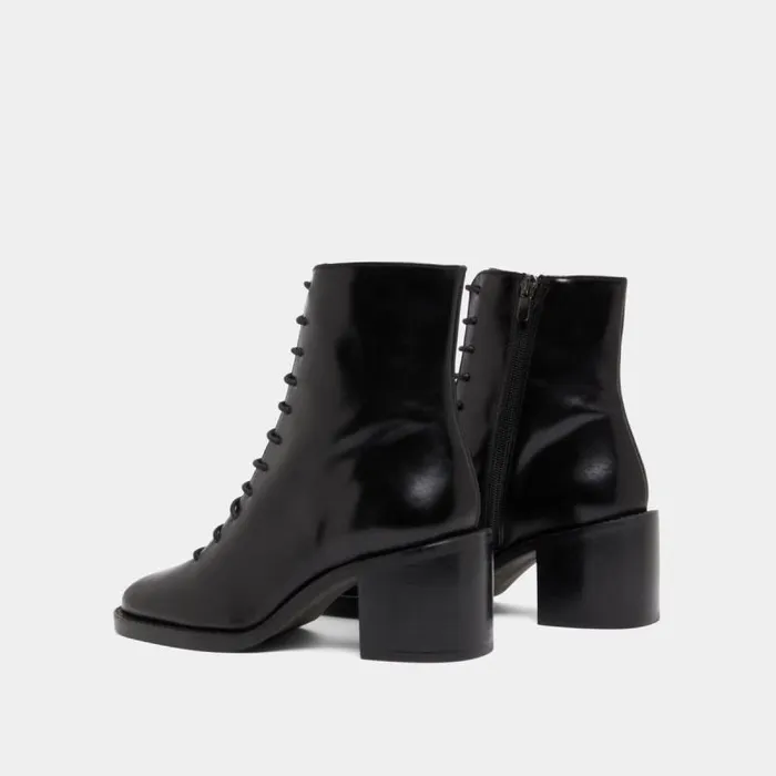 Women Lowboots With Laces Black JONAK Ankle Boots Lowboots