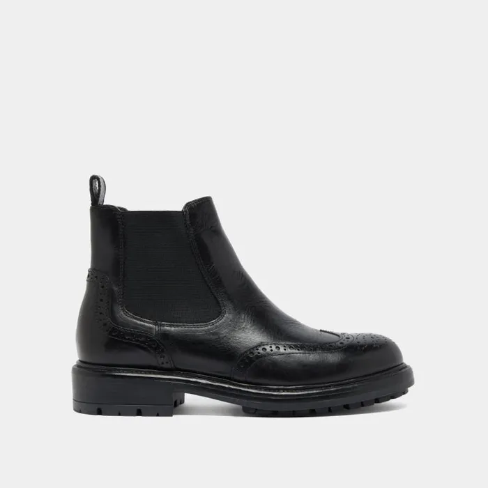 Women Lowboots With Notched Soles Black JONAK Ankle Boots Lowboots Women Lowboots With Notched Soles Black JONAK Ankle Boots Lowboots