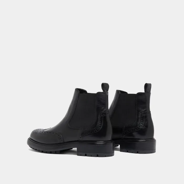Women Lowboots With Notched Soles Black JONAK Ankle Boots Lowboots Women Lowboots With Notched Soles Black JONAK Ankle Boots Lowboots