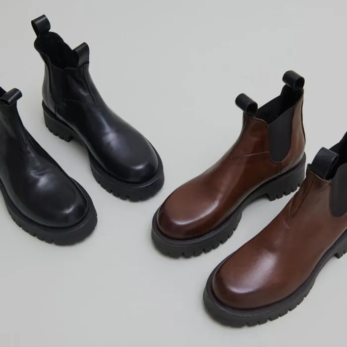 Women Lowboots With Notched Soles Brown JONAK Ankle Boots Lowboots