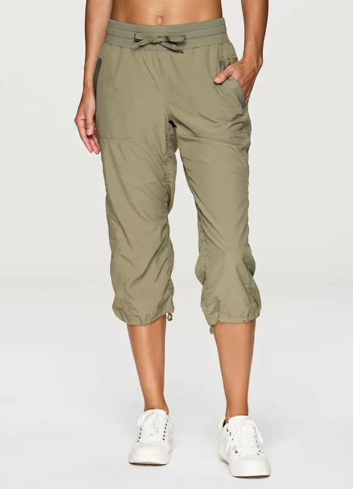 Women Lumen Lightweight Capri Pant Sage RBX Active Pants