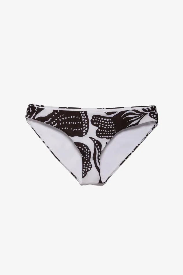 Women Mara Hoffman Bikini Bottoms Zoa Bikini Bottom Black and White