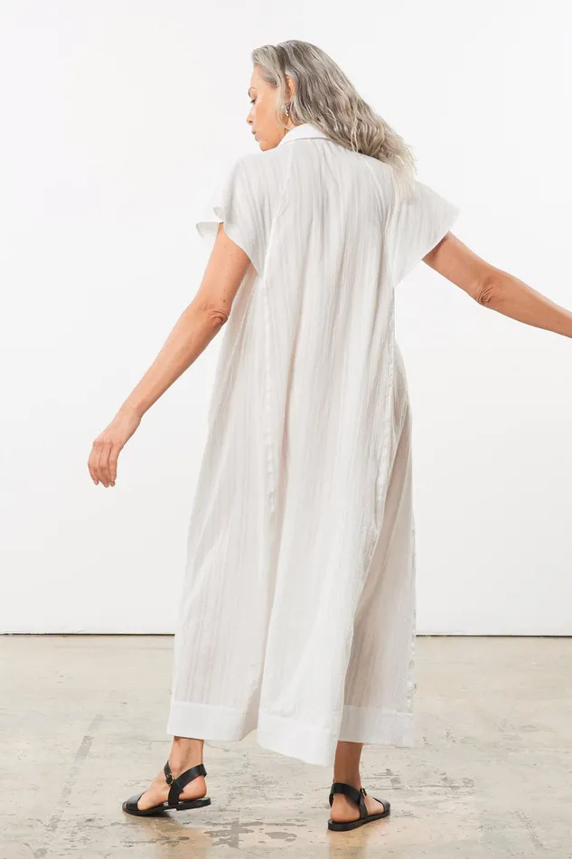 Women Mara Hoffman Dresses Aimilios Dress White