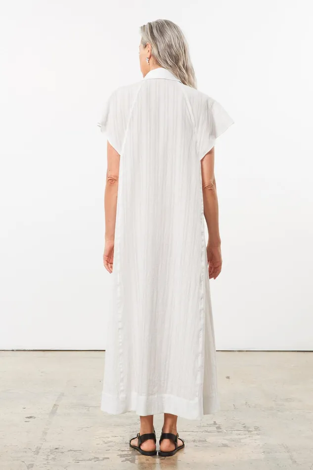 Women Mara Hoffman Dresses Aimilios Dress White