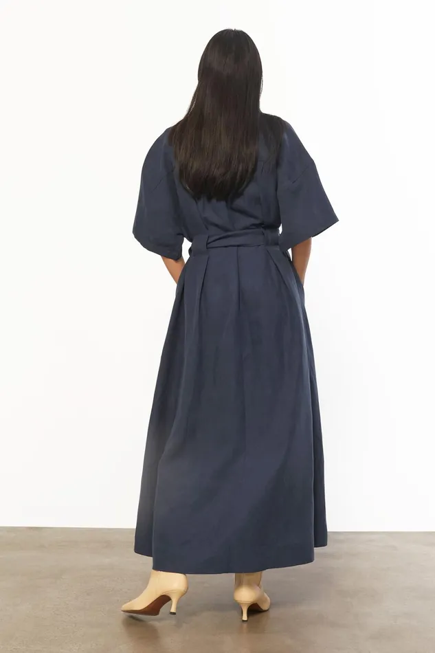 Women Mara Hoffman Dresses Ayao Dress Blue Women Mara Hoffman Dresses Ayao Dress Blue