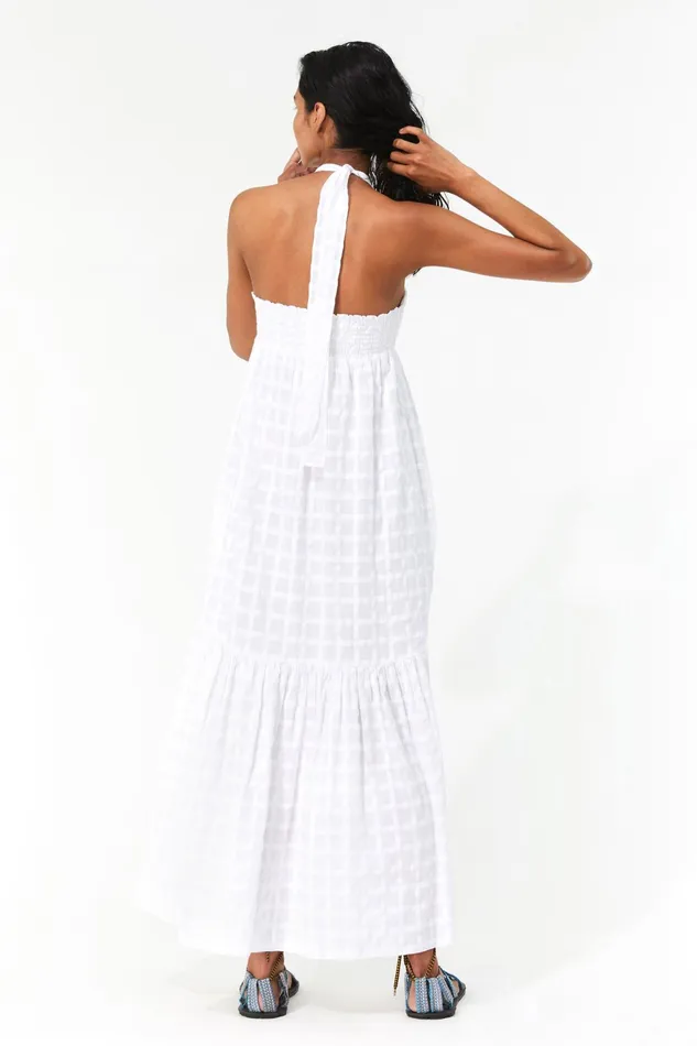 Women Mara Hoffman Dresses Basilia Dress White Women Mara Hoffman Dresses Basilia Dress White