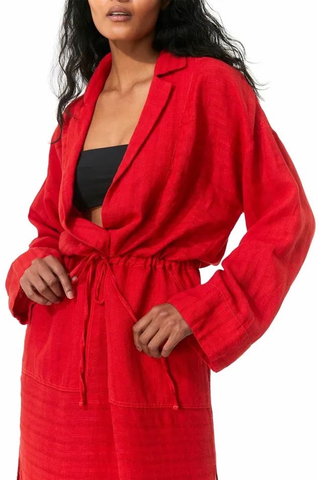 Women Mara Hoffman Dresses Diega Coverup Red