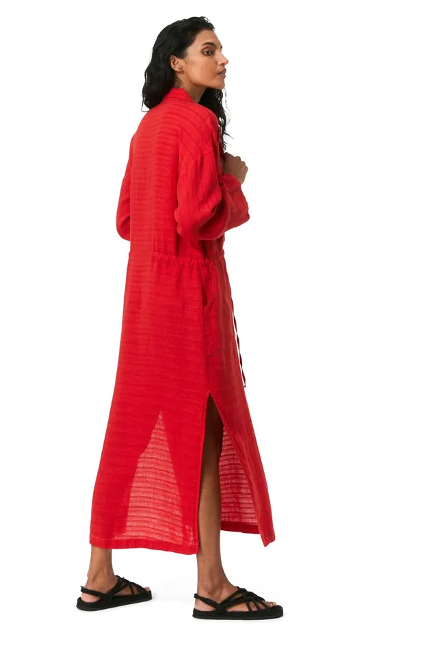 Women Mara Hoffman Dresses Diega Coverup Red